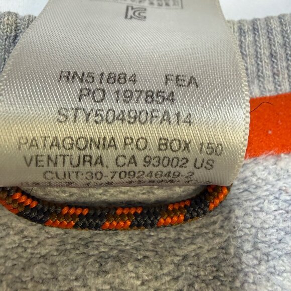 Patagonia Reclaimed Cotton Crew Women’s Medium Gray Quilted GUC - Picture 10 of 13